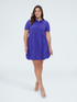 Smile Kurzes Kleid aus Musselin image number 0