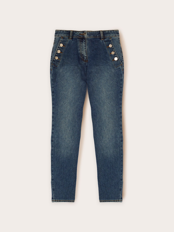 Vaqueros Kendall Slim Fit con detalle de botones