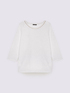 Lurex jersey T-shirt with decorated collar image number 4