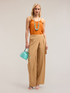 Flowing top with eyelets image number 3