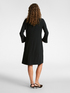 Dress made of crêpe fabric image number 1