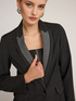 Blazer aus Leinen-Woll-Mischgewebe mit Steppnähten image number 3