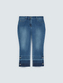 Kick Flare Jeans with frayed hem image number 4