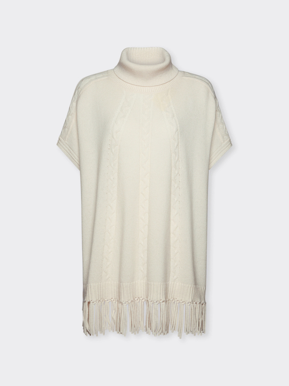 Pure wool cape