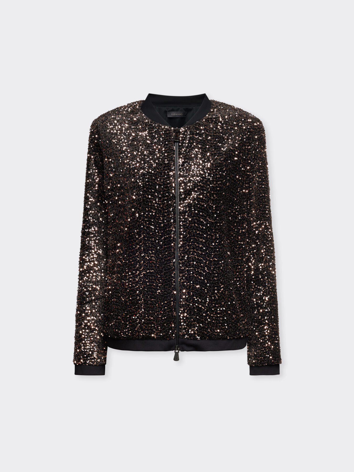 Sequin bomber jacket image number 4