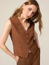 Fluid fabric vest image number 0