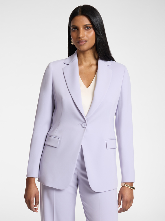 Strukturierter Blazer aus Cady