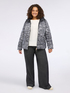 Reversible down jacket with removable hood image number 2