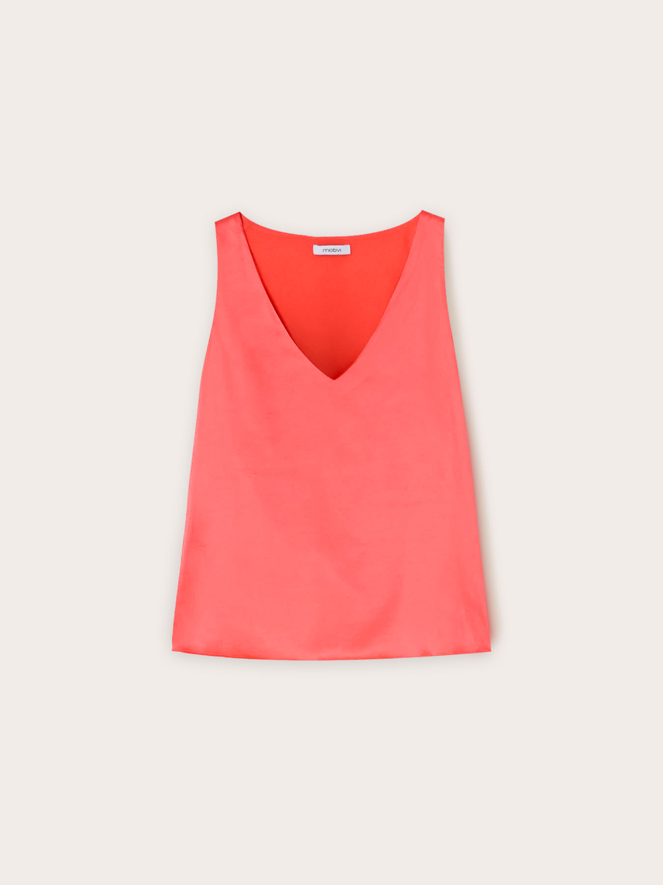 Satin tank top image number 4