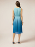 Plissiertes Midi-Kleid mit Farbverlauf image number 1