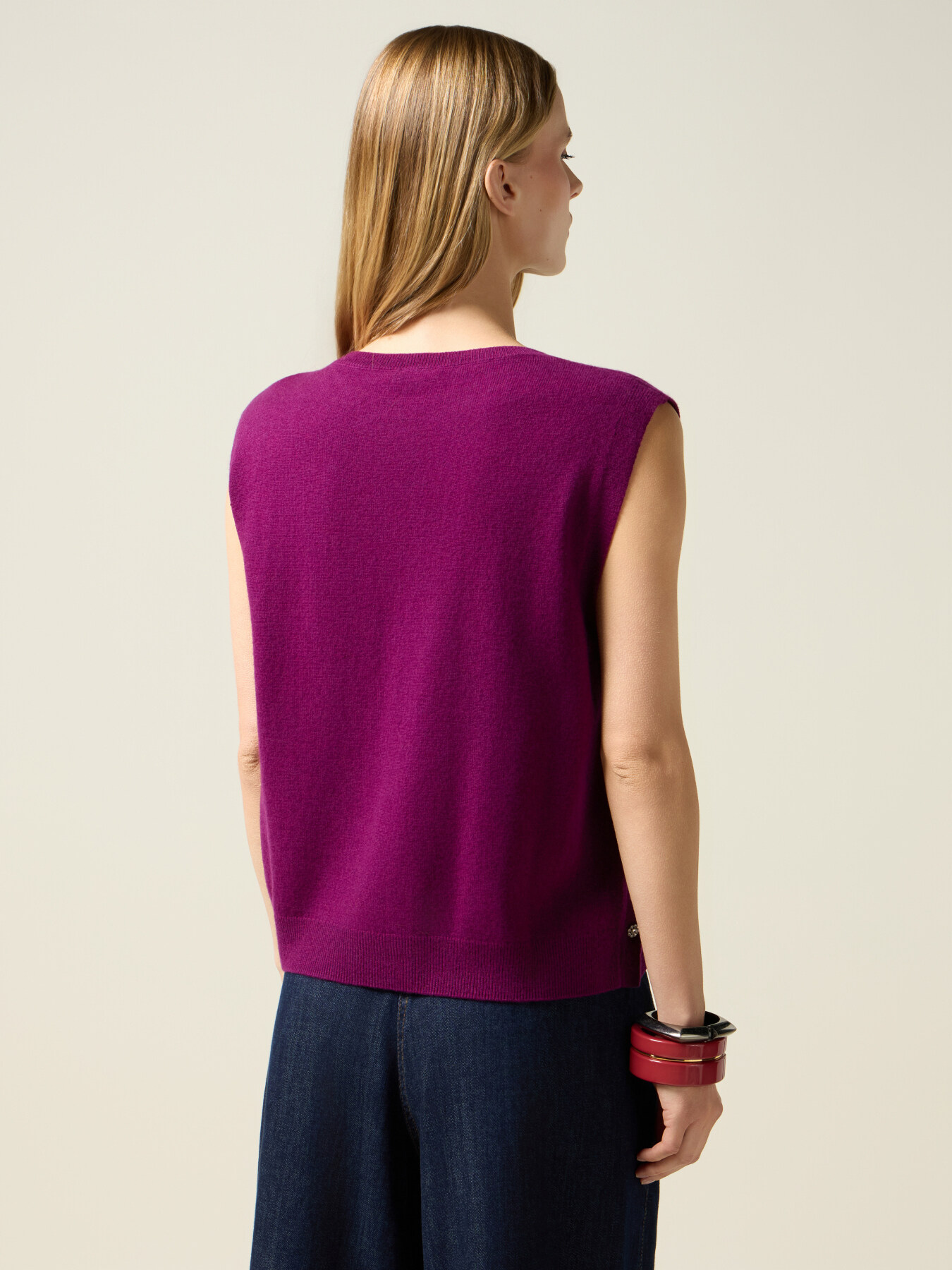 Gilet in lana e cashmere image number 1