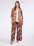Kimono en crêpe imprimé cachemire. image number 3