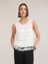 Top aus Georgette mit Fransen image number 2