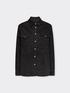 Animal print denim shirt image number 4