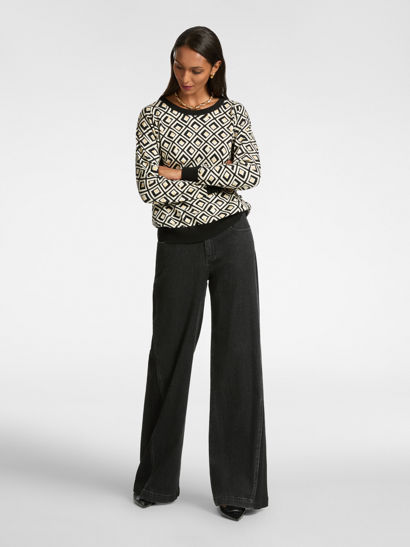 Maglia dalla stampa geometrica image number 2