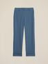 Cropped pants in crêpe fabric image number 4