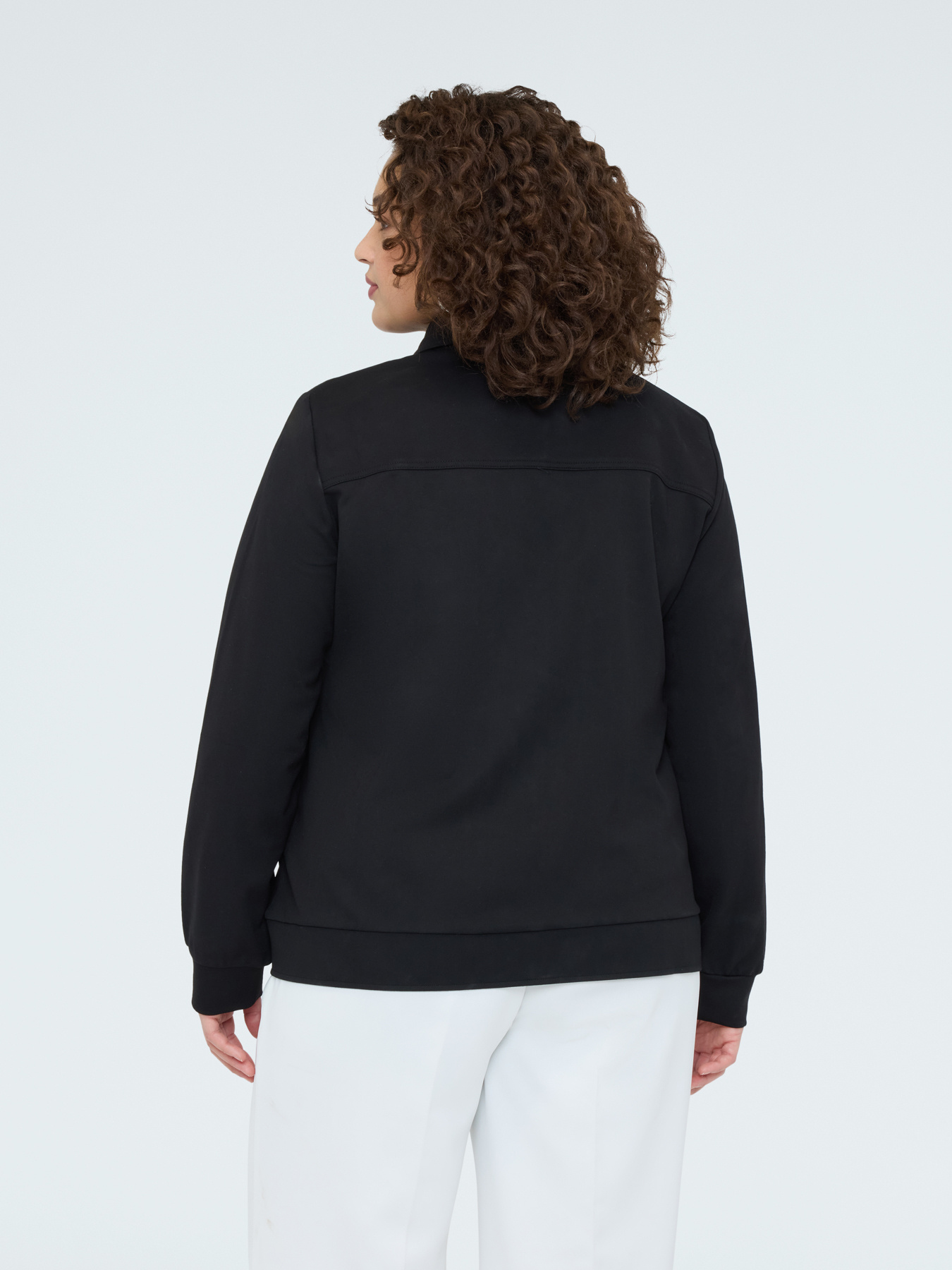 Camicia shacket in felpa image number 1