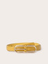 Ceinture effet reptile avec double boucle ovale image number 1