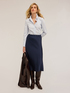 Striped poplin shirt image number 0