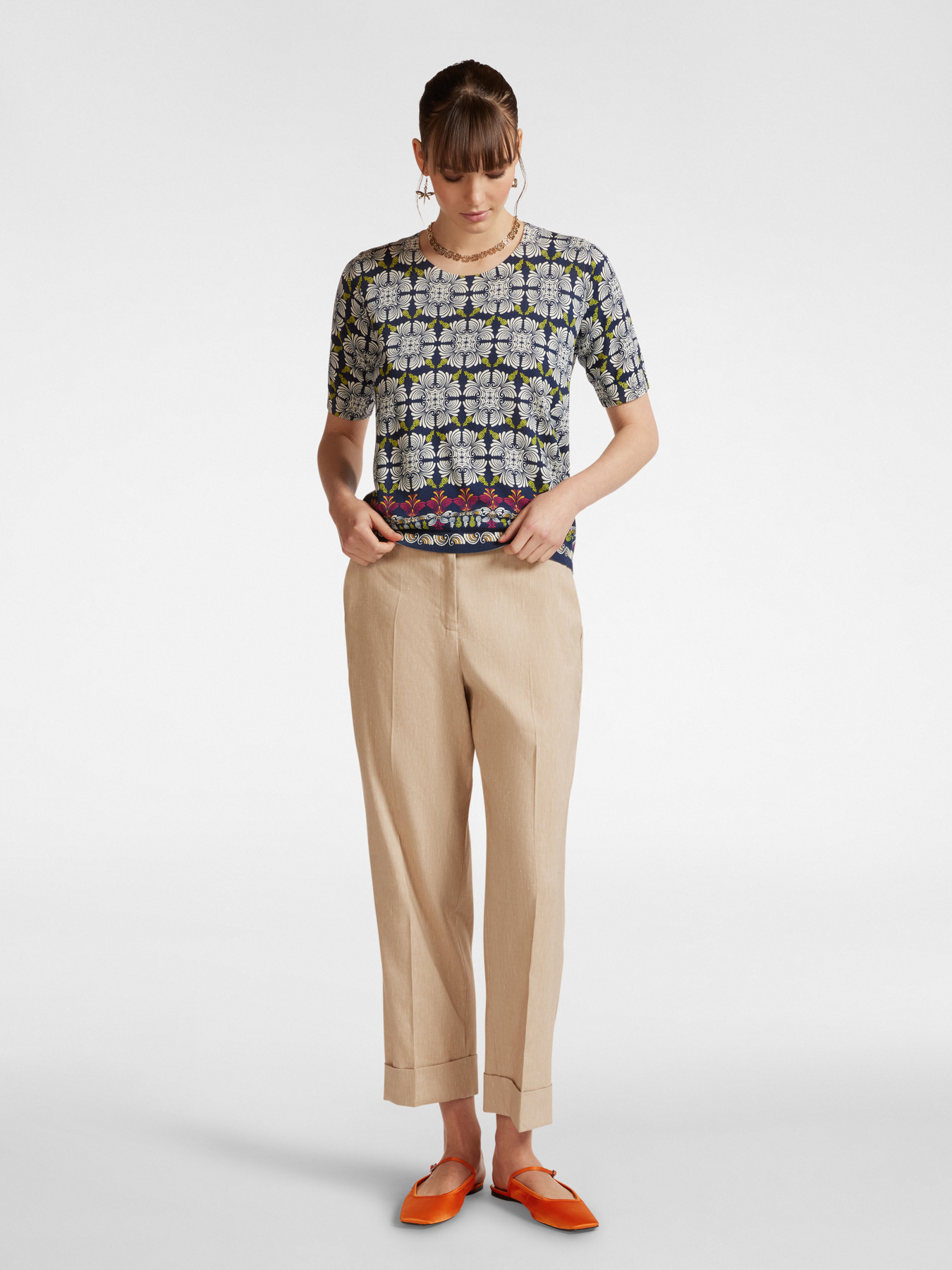 Bedruckter Pullover image number 2