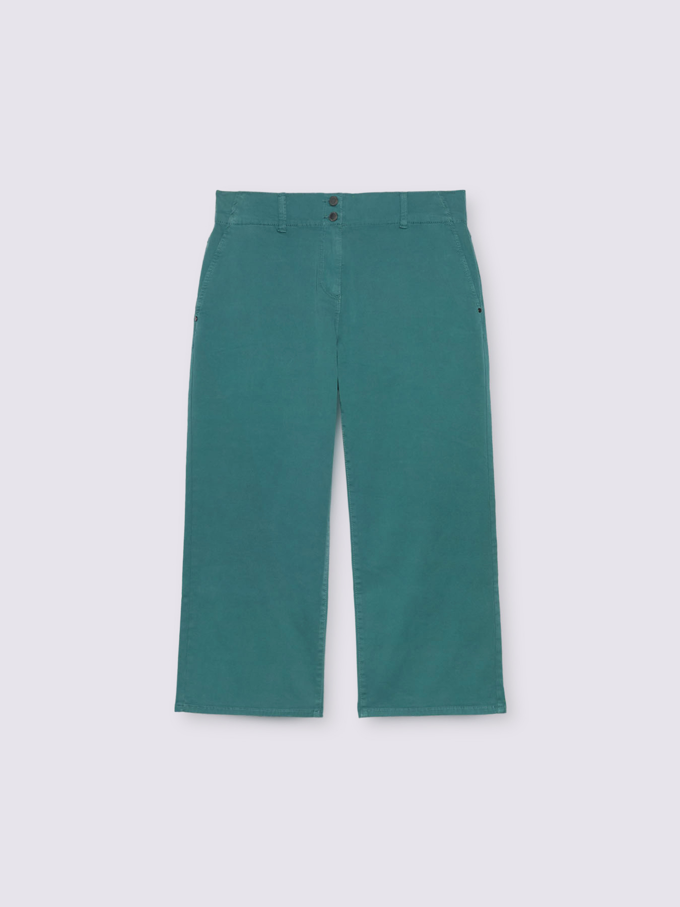 Cropped-Hose aus Baumwollmischung image number 4