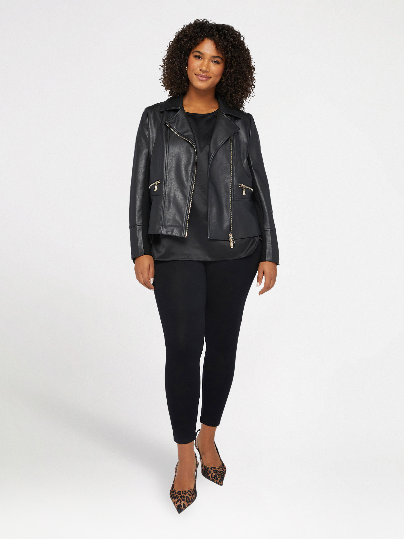 Einfarbige Leggings image number 2