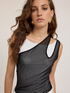 Jersey top with tulle tank top image number 3