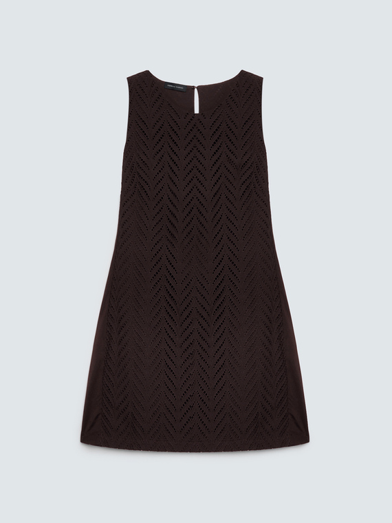 GLAM sheath dress in broderie anglaise