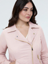 Biker-Daunenjacke mit asymmetrischem Verschluss image number 3