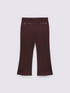 Pantaloni kick flare in Punto Milano con zip image number 4