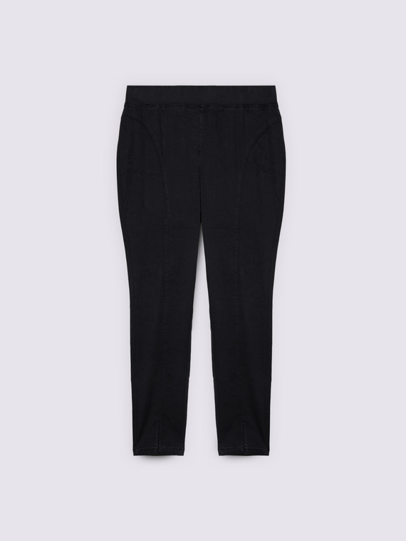 Cotton blend denim jeggings