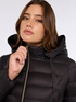 Lange Daunenjacke mit abnehmbarer Kapuze image number 3