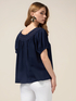 Muslin blouse with lace image number 1