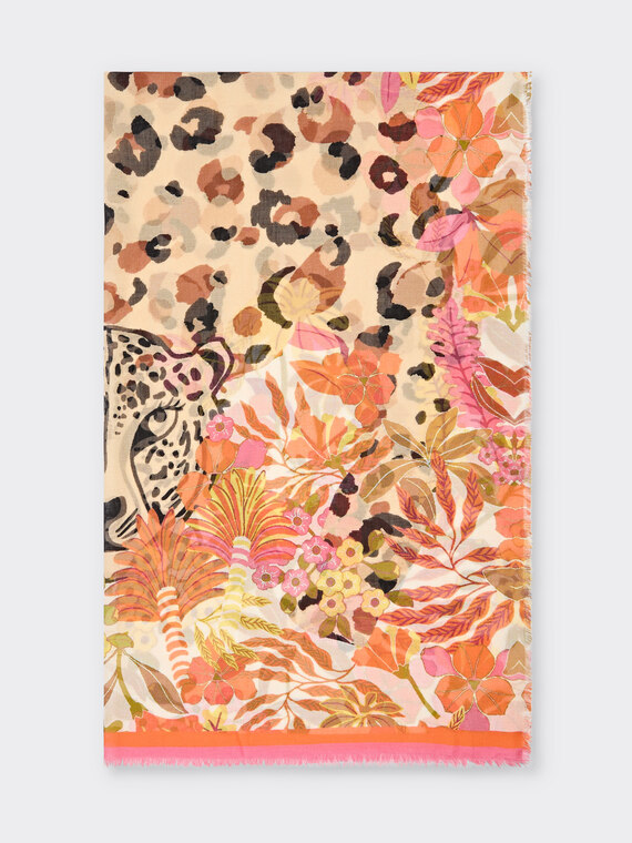 Printed modal stole