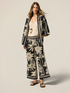 Patterned palazzo pants image number 0