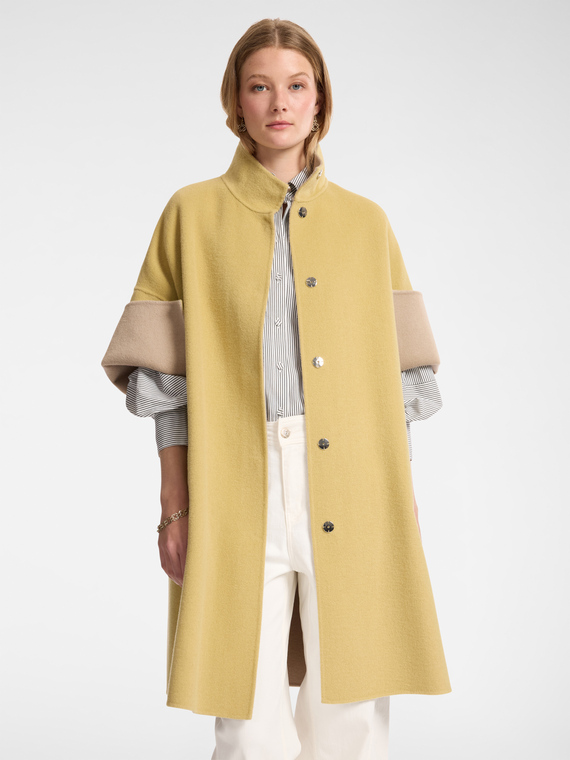 Two-tone reversible coat