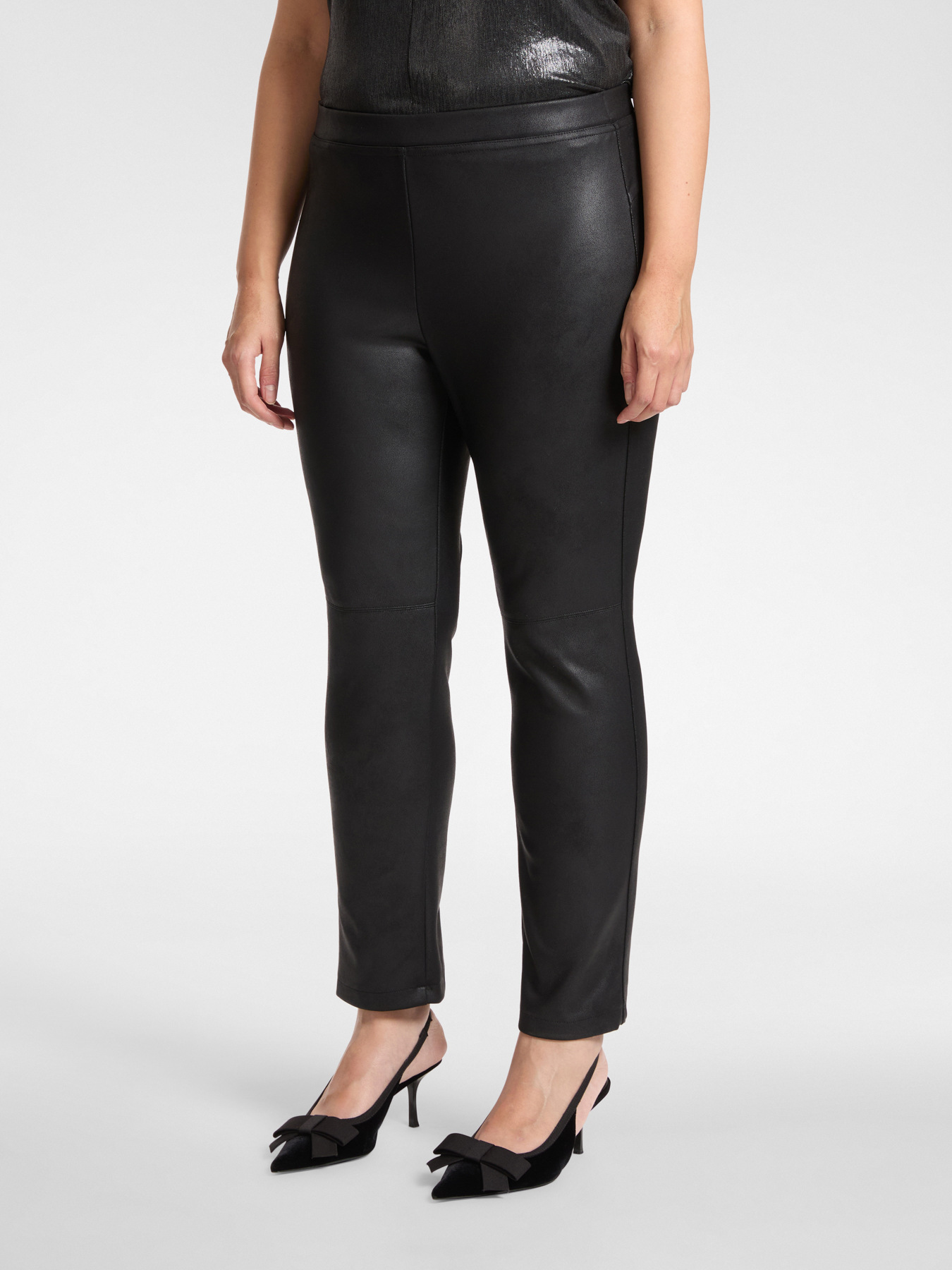 Pantaloni in punto Milano spalmato image number 2