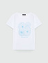 T-Shirt mit Blumendruck und Nieten image number 4