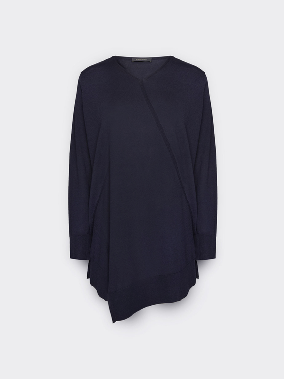 Asymmetric cotton and modal top