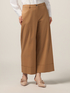 Cotton blend palazzo pants image number 3