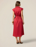 Midikleid aus Popeline mit Gürtel image number 1