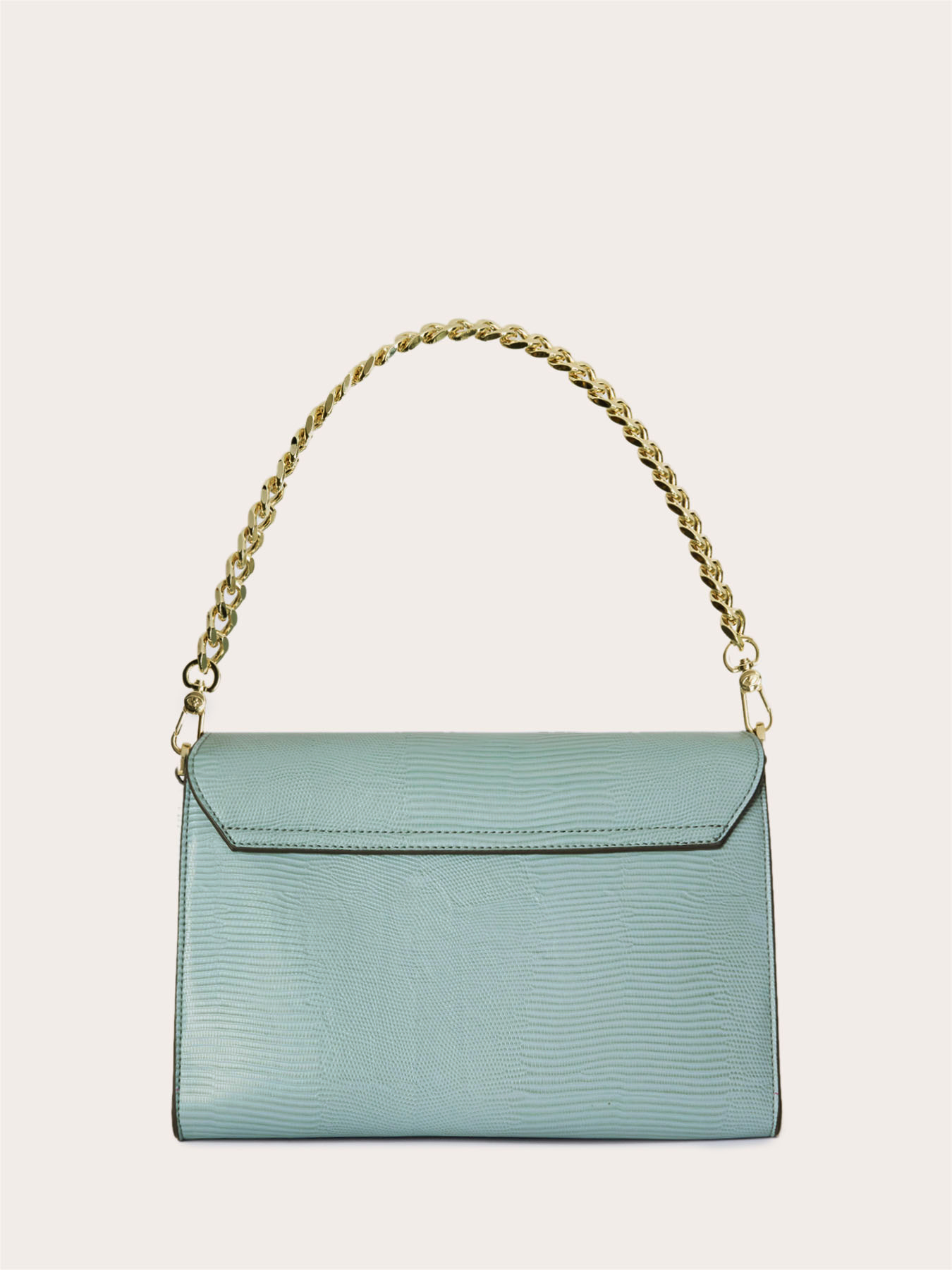 Shoulder bag with chain and twist lock image number 2