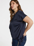 Bluse mit Viskose LENZING™ ECOVERO™ mit Knoten am unteren Saum image number 3