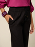 Pantalon en mousseline avec insert en dentelle image number 2
