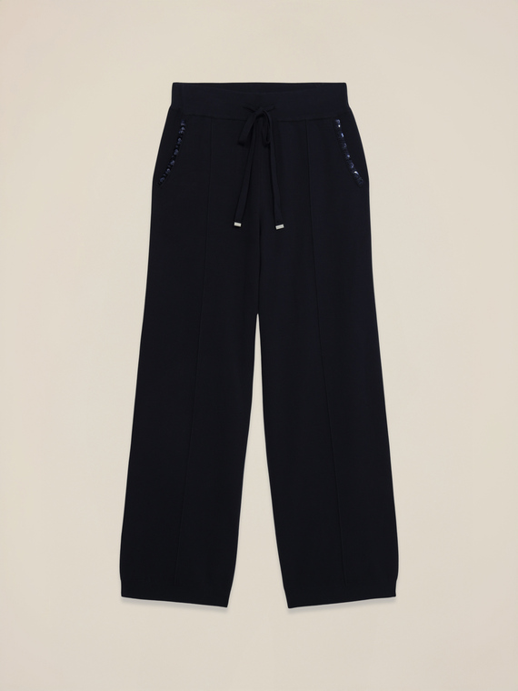 Pantaloni joggers in maglia