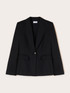 Blazer monopetto misto lino image number 4