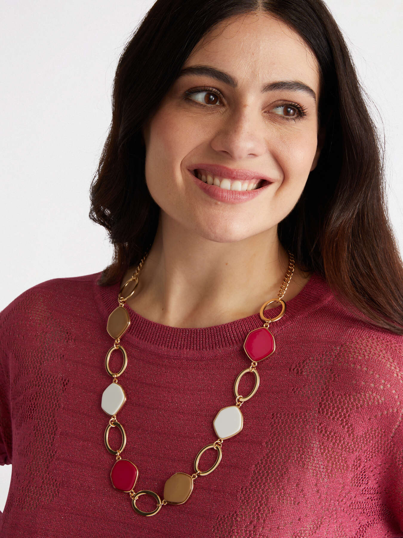 Collar con colgantes de colores image number 0