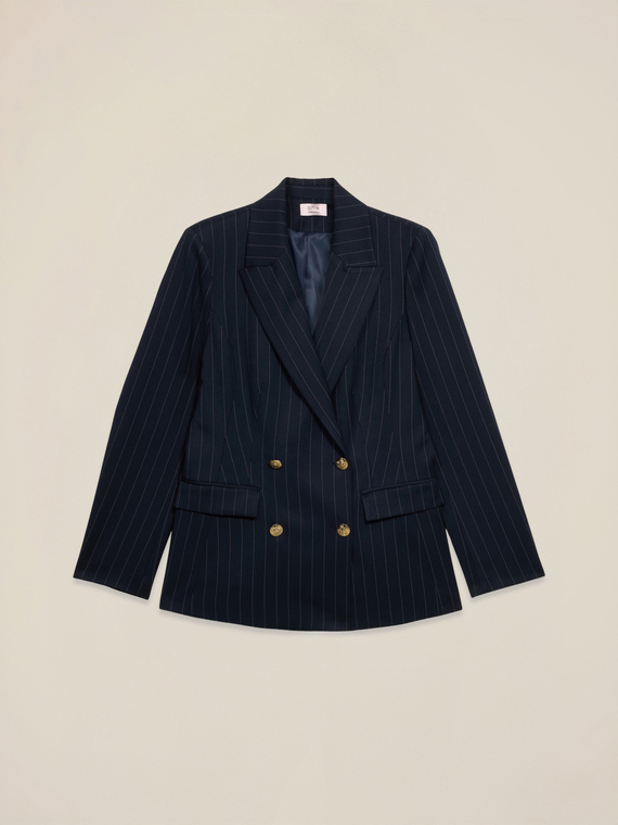Blazer doppiopetto gessato