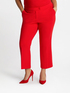 Kick-Flare-Hose aus Stretchgewebe image number 2