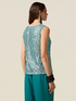 Top in tulle con paillettes image number 1